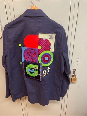 Quince Navy Cotton Chore Jacket For Figma IPO Launch NYSE Rare piece